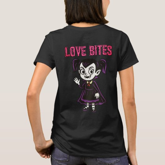 Love Bites - Vampire Girl - 2 T-shirt (Achterkant)