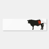 Love Black Angus Beef Bumpersticker (Voorkant)