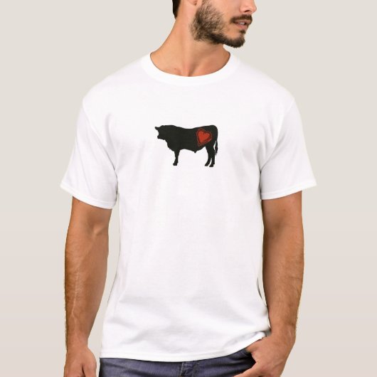 Love Black Angus Beef T-shirt (Voorkant)