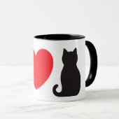 Love Black Cat Mok (Voorkant rechts)