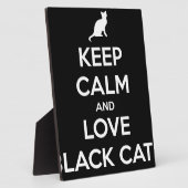 Love Black Cats Fotoplaat (Zijkant)