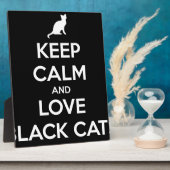 Love Black Cats Fotoplaat (Zijkant)