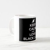 Love Black Cats Koffiemok (Voorkant links)