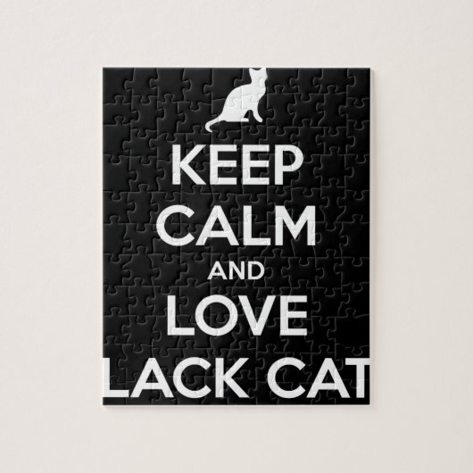 Love Black Cats Legpuzzel (Verticaal)