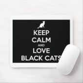 Love Black Cats Muismat (Met muis)