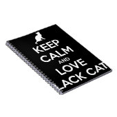 Love Black Cats Notitieboek (Rechterzijde)