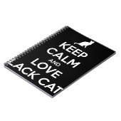 Love Black Cats Notitieboek (Linkerzijde)