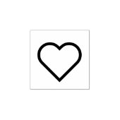 LOVE BLACK HEART Sign Punch Kaart loyalty card Rubberstempel (Afrduk)
