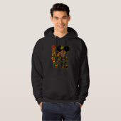 LOVE Black History Month Strong African Toddler Gi Hoodie (Voorkant volledig)
