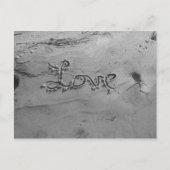 Love Black & White Briefkaart (Voorkant)