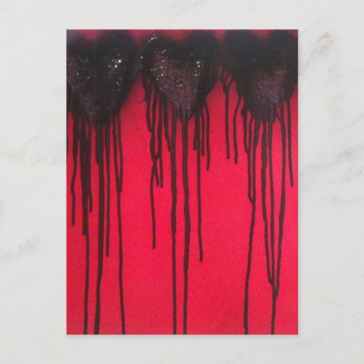 Love Bleeds Black Briefkaart (Voorkant)