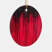 Love Bleeds Black Keramisch Ornament (Rechts)