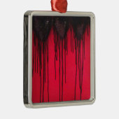 Love Bleeds Black Metalen Ornament (Rechts)