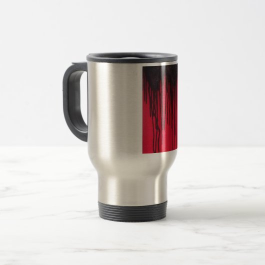 Love Bleeds Black Reisbeker (Voorkant links)