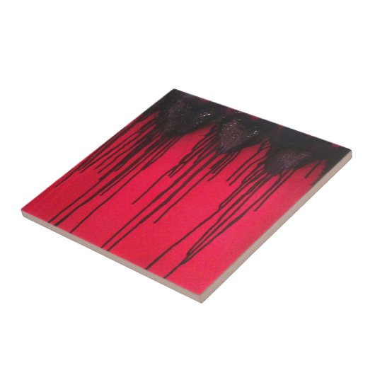 Love Bleeds Black Tegeltje (Zijkant)