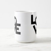 Love blk koffie mok 15oz (Center)