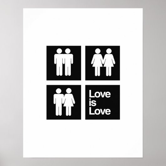 Love Blocks Poster (Voorkant)