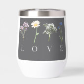 LOVE Bloem – Romantische Botanische Print (Achterkant)