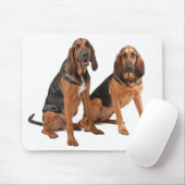 Love Bloodhound Puppy Dog Mousepad Muismat (Met muis)