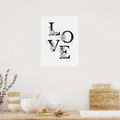 Love Bloom Poster (Keuken)