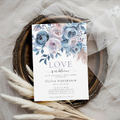 Love Bloom Something Blue Rozen Vrijgezellenfeest Kaart