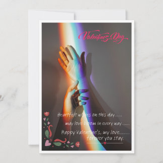 Love Bloom Valantine Day Card Feestdagenkaart