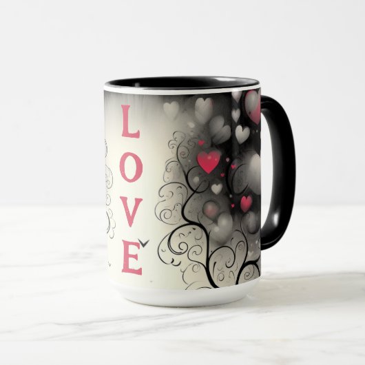 Love Blooms Mok (Voorkant rechts)