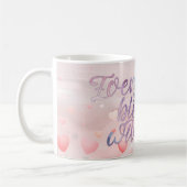 Love Blooms Pastel Heart Mug Koffiemok (Links)