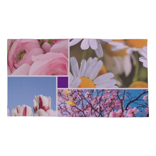 Love Blooms Pillow Hoesje Kussensloop (Achterkant-Links)