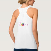 Love Blooms Rainbow Roos Tanktop (Achterkant)