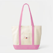Love Blooms Rainbow Roos Tote Bag (Voorkant)