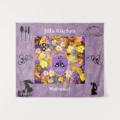 Love Blooms Wandkleed (Voorkant (horizontaal))