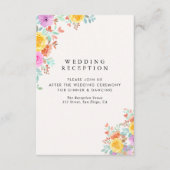 Love Blossoms in Spring Wedding Informatiekaartje (Voorkant)