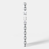 Love Blossoms: Typography with a Built-in Rose Case-Mate iPhone Case (Achterkant / Links)