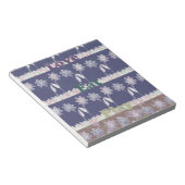 Love Blue Baby shower kleuren.png Notitieblok (Schuin)