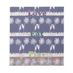 Love Blue Baby shower kleuren.png Notitieblok