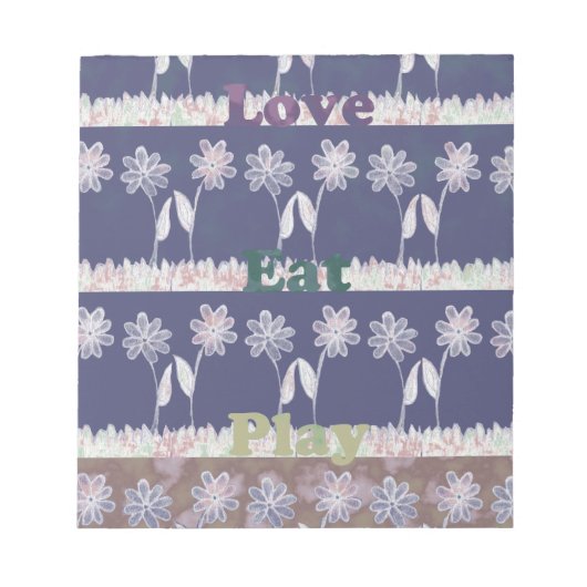 Love Blue Baby shower kleuren.png Notitieblok (Voorkant)