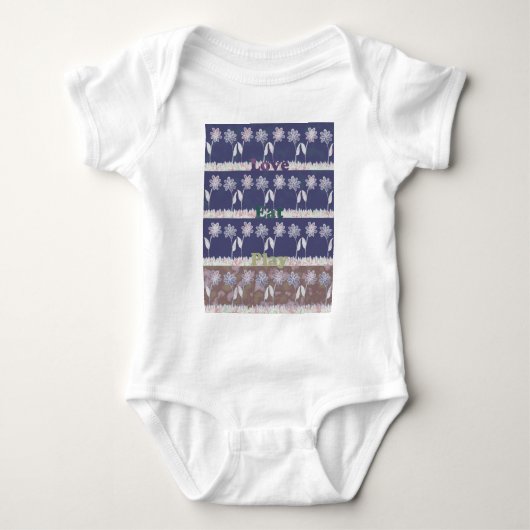 Love Blue Baby shower kleuren.png Romper (Voorkant)