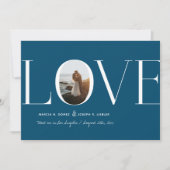 Love Blue Foto Save The Date (Voorkant)