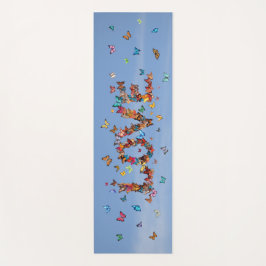 LOVE Blue Sky Butterflies | Inspirational Hope Joy Yogamat