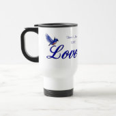 Love Bluebird Personalized Wedding Reisbeker (Links)
