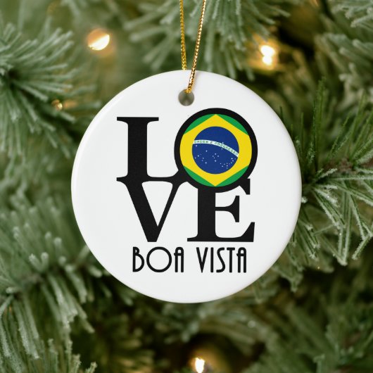 LOVE Boa Vista Keramisch Ornament (Boom)