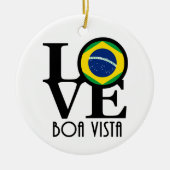 LOVE Boa Vista Keramisch Ornament (Voorkant)