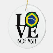 LOVE Boa Vista Keramisch Ornament (Links)