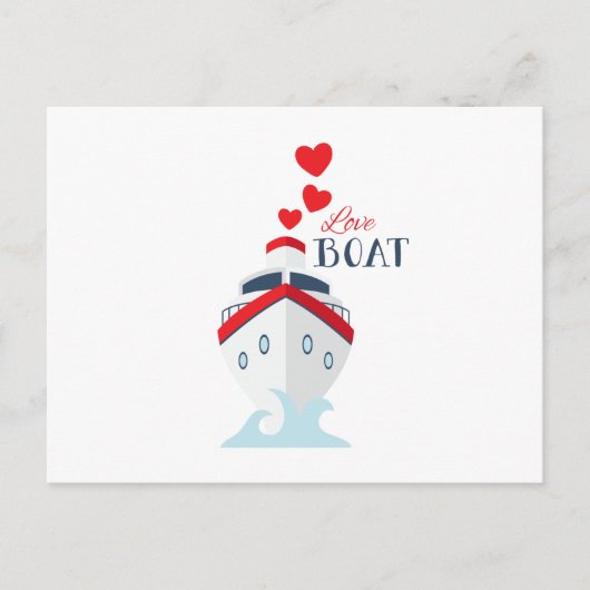 Love Boat Briefkaart (Voorkant)