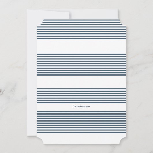 Love Boat Jubileum Feestuitnodiging Kaart (Achterkant)