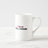 "LOVE BOLLYWOOD" INDIASE BIOSCOOP WAARDERING PORSELEIN KOP (Rechts)