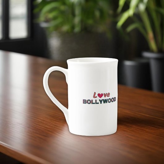 "LOVE BOLLYWOOD" INDIASE BIOSCOOP WAARDERING PORSELEIN KOP