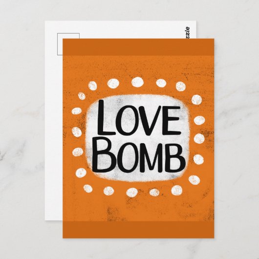 Love Bomb Briefkaart (Voorkant / Achterkant)