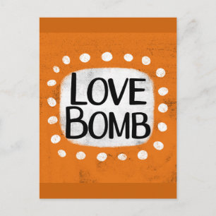 Love Bomb Briefkaart